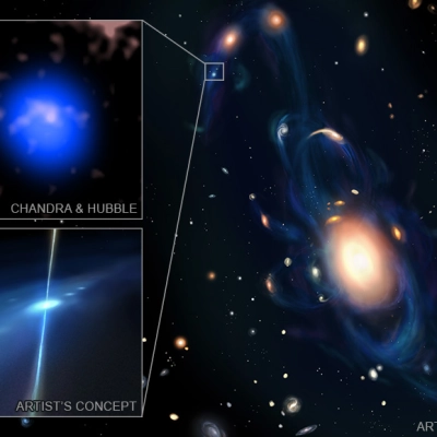 GRB 230906A - A collision of neutron stars located in a tiny galaxy about 4.7 billion light-years from Earth.