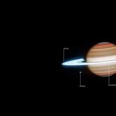 Saturn (Webb NIRCam Wide Image)