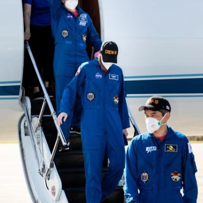 NASA's SpaceX Crew-10 Arrival at Kennedy Space Center