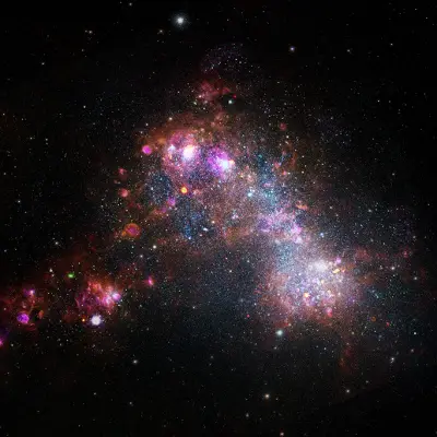 Small Magellanic Cloud - A collection of galaxies from NASA's Chandra & Swift.