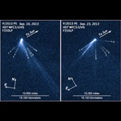 Compass and Scale Images for P/2013 P5