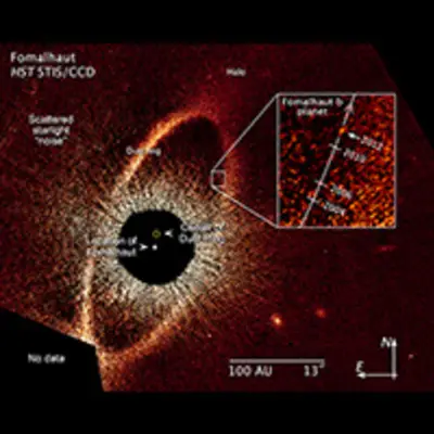 Compass and Scale Image for Fomalhaut b
