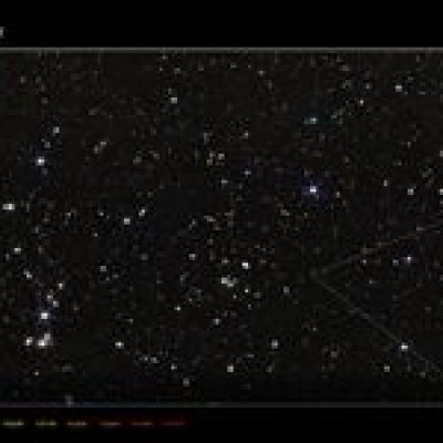COSMOS Field MoM-z14 Galaxy (NIRCam Compass Image)