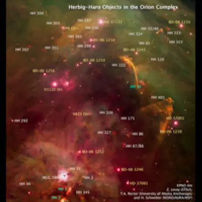 Herbig-Haro Objects in the Orion Complex