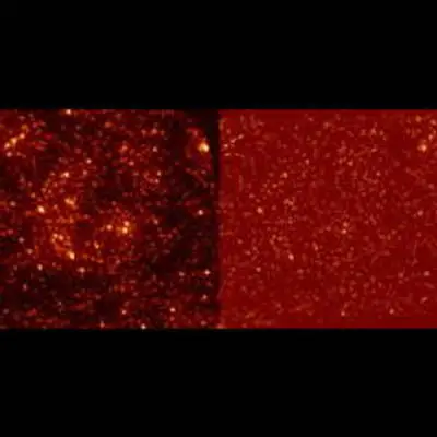Hubble Images of Star Cluster 47 Tucanae Before and After Astronauts Fixed Hubble's Flaw