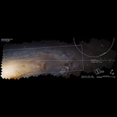 Compass and Scale Image of PHAT Mosaic