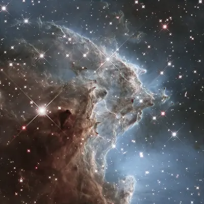 Pillars in the Monkey Head Nebula