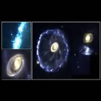 The Cartwheel Galaxy: A Starry Ring World Born in a Head-On Collision