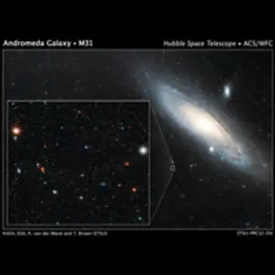 Halo of Andromeda Galaxy Used to Measure Its Drift Across Space
