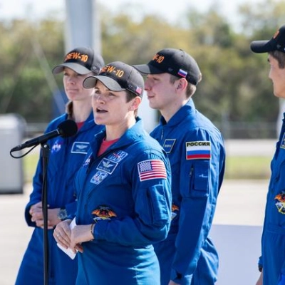 NASA's SpaceX Crew-10 Arrival at Kennedy Space Center