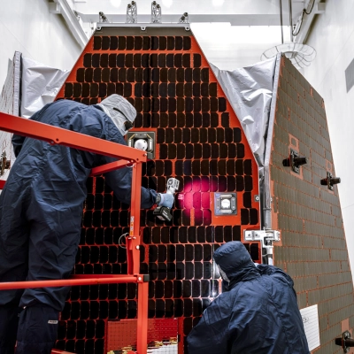 Roman Space Telescope Solar Array Cleaning