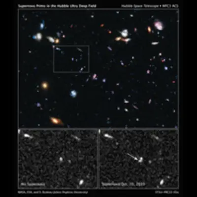 Hubble Snags One of the Farthest Exploding Stars