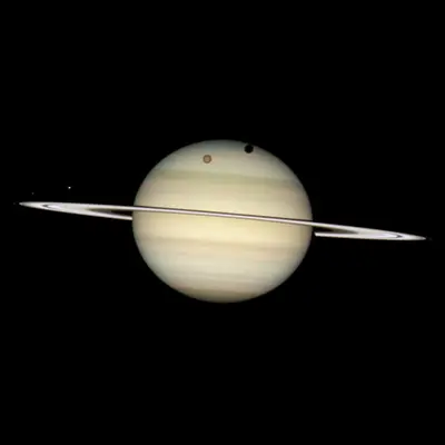 Quadruple Saturn Moon Transit