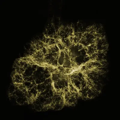 Optical View of Crab Nebula