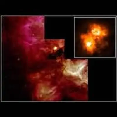 Butterfly-Shaped "Papillon" Nebula (inset) Found in Nebula N159