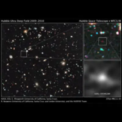 Hubble Ultra Deep Field 2009-2010 and UDFj-39546284