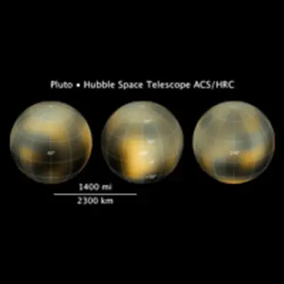 Compass and Scale Image for Pluto