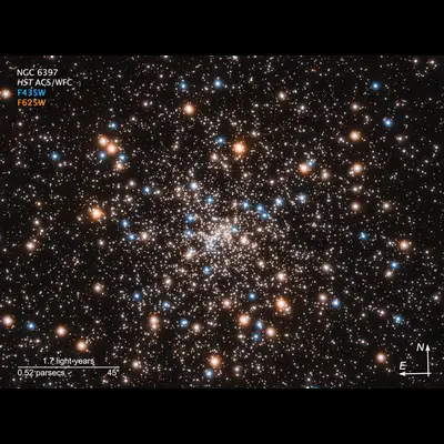 Compass Image for NGC 6397