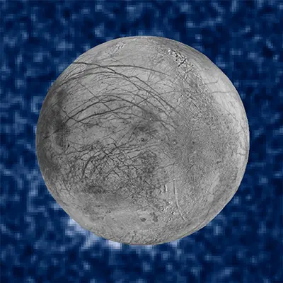 Photo Composite of Suspected Water Plumes on Europa
