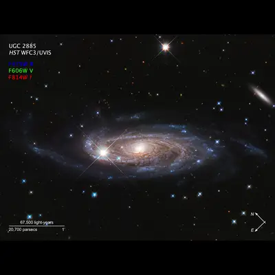 Compass Image of UGC 2885