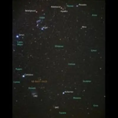 Location of Hypervelocity Star HE 0437-5439