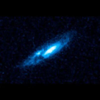 Hubble Spies Vast Gas Disk around Unique Massive Star