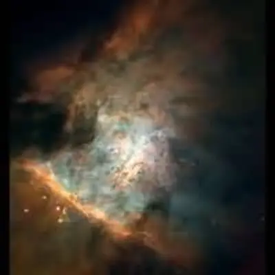 Crucible of Creation: Panoramic Image of Center of the Orion Nebula