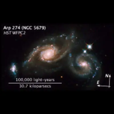 Compass and Scale Image of Arp 274