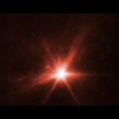Webb View of Dimorphos Ejecta (NIRCam)