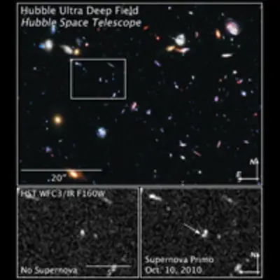 Compass and Scale Image of HUDF