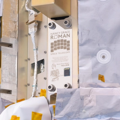 Roman Space Telescope Plaque Install