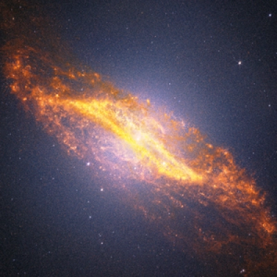 Centaurus A Crop (NIRCam and MIRI Image)
