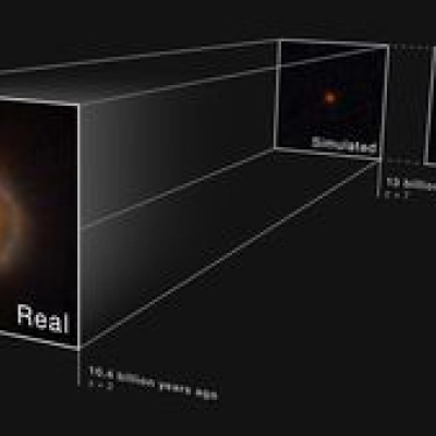 Little Red Dot at Redshift 2: Real and Simulated Graphic   