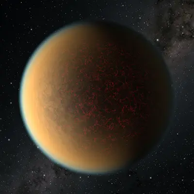 Artwork of Exoplanet GJ 1132 b