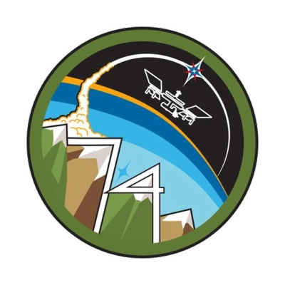 The official insignia of the Expedition 74 crew