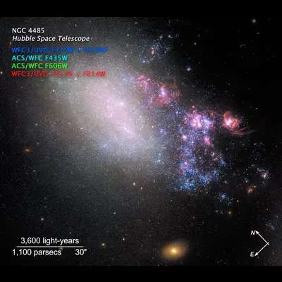 Compass Image for NGC 4485