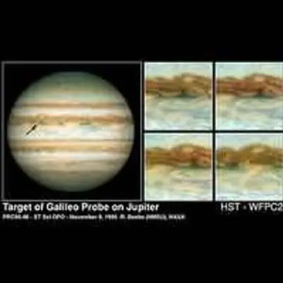 Hubble Views the Galileo Probe Entry Site on Jupiter