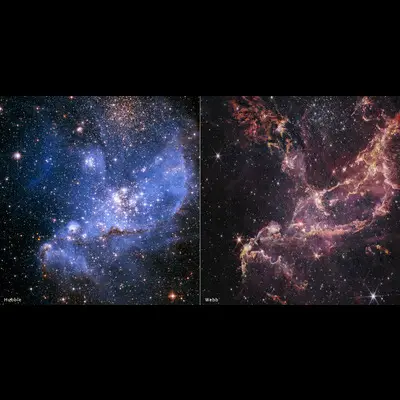 NGC 346: Hubble and Webb Observations