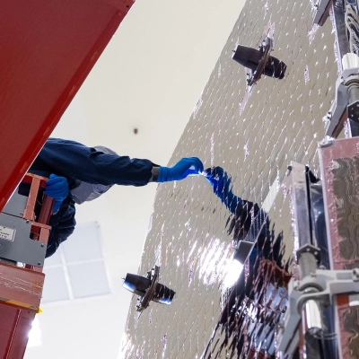 Roman Space Telescope Solar Array Cleaning