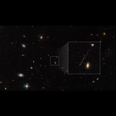 Runaway Black Hole Near RCP28