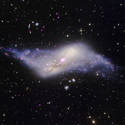 NGC 660 - Galaxy gallery: Sixteen galaxies including spirals, ellipticals, and irregulars.