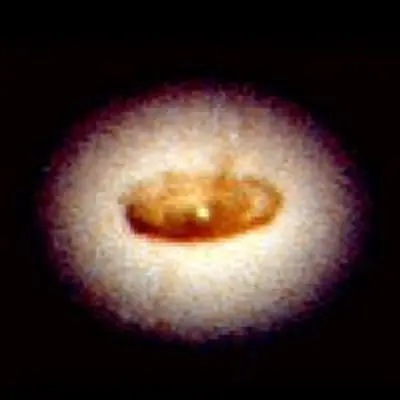 Ring Around a Suspected Black Hole in Galaxy NGC 4261