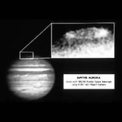 NASA Hubble Space Telescope Photographs Jupiter Aurora