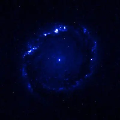 Galaxy NGC 1512 in Near-Ultraviolet Light