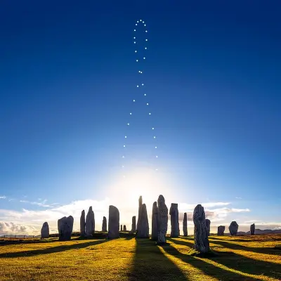 Analemma over the Callanish Stones