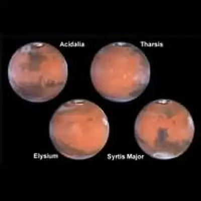 Mars at 54 Million Miles (87 Million Km) From Earth