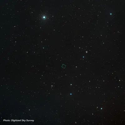 Cropped DSS Image of the Constellation Cetus