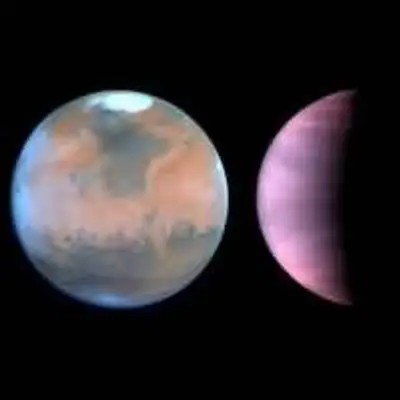 Hubble Monitors Weather on Mars and Venus