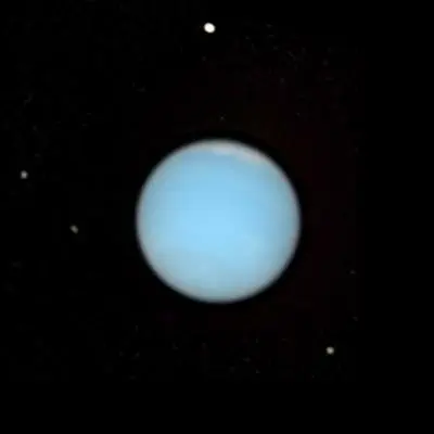 Neptune - Natural Color with Satellites