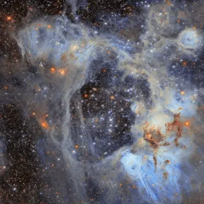 NASA’s Hubble Spies Superbubble Scene